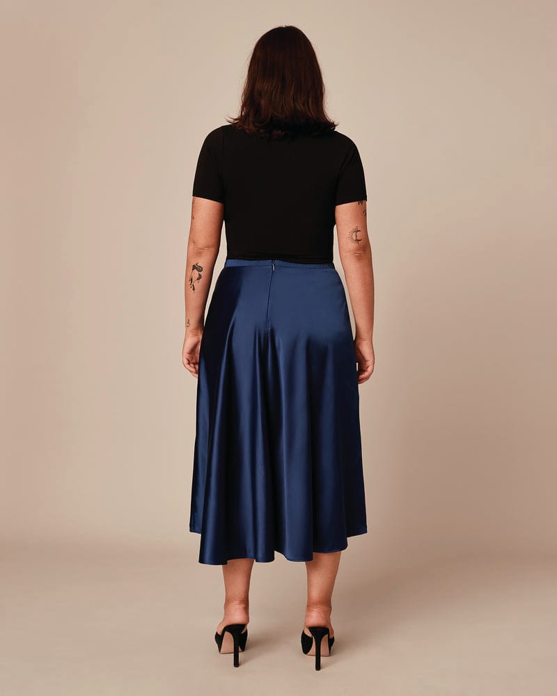 Navy skirt size 18 sales